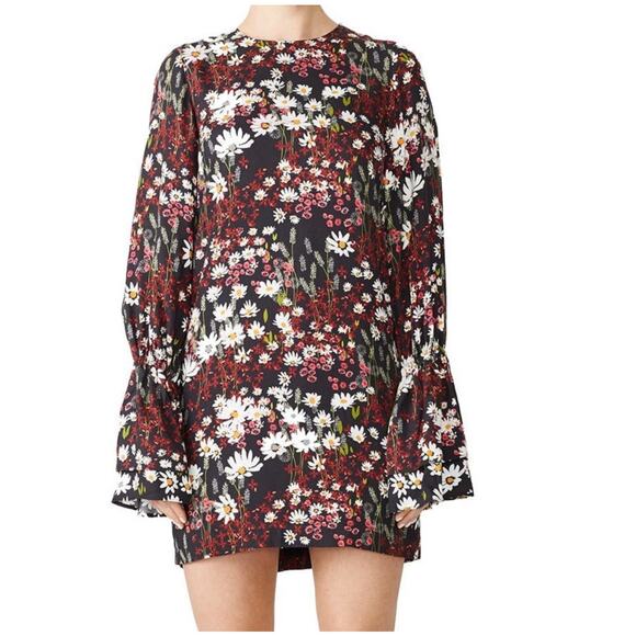 Mother Of Pearl Wild Meadow Morgan Mini Dress Womens 6 Boho Cottagecore Floral - Picture 11 of 12